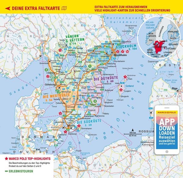 Produktbild: MARCO POLO Reiseführer Südschweden, Stockholm