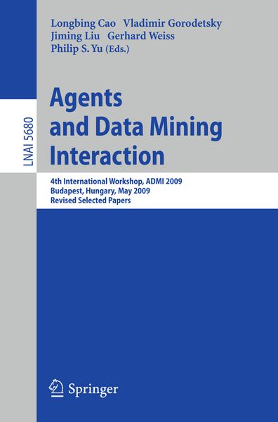 Produktbild: Agents and Data Mining Interaction