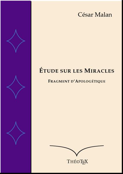 Produktbild: &Eacute;tude sur les Miracles