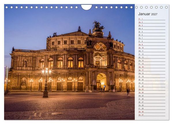Produktbild: Dresden an der Elbe - Der Planer (Wandkalender 2027 DIN A4 quer), CALVENDO Monatskalender
