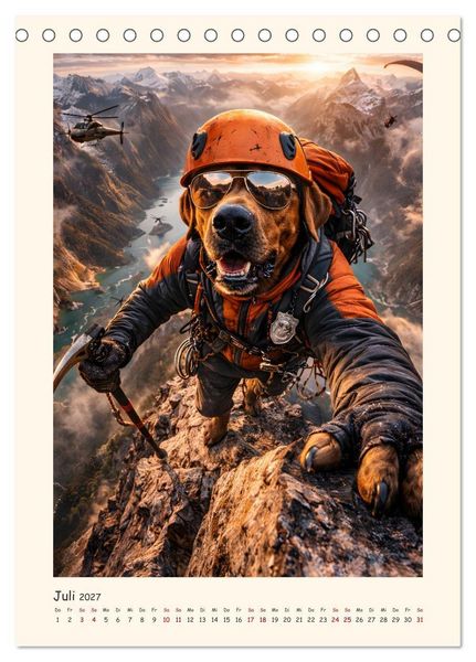 Produktbild: Rhodesian Ridgeback - Ein Hund mit vielen Talenten (Tischkalender 2027 DIN A5 hoch), CALVENDO Monatskalender