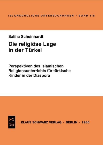 Produktbild: Die religi&ouml;se Lage in der T&uuml;rkei