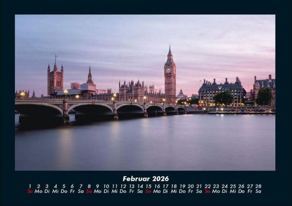 Produktbild: London - Impressionen 2026 Fotokalender DIN A4