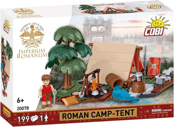 COBI Imperium Romanum 20078 - Roman Camp-Tent, Spielset, 198+1 Klemmbausteine