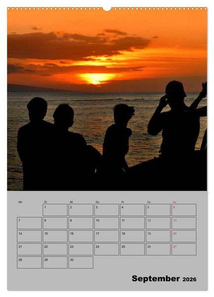 Produktbild: Hawaii - Land of Aloha (Wandkalender 2026 DIN A2 hoch), CALVENDO Monatskalender