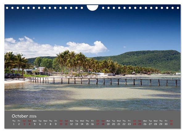 Produktbild: Vietnam`s most beautiful beaches (Wall Calendar 2026 DIN A4 landscape), CALVENDO 12 Month Wall Calendar