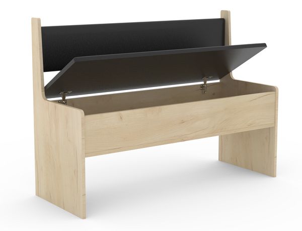 Produktbild: Holz Eckbank Sitzbank Bank Truhe Esal Breite 110cm