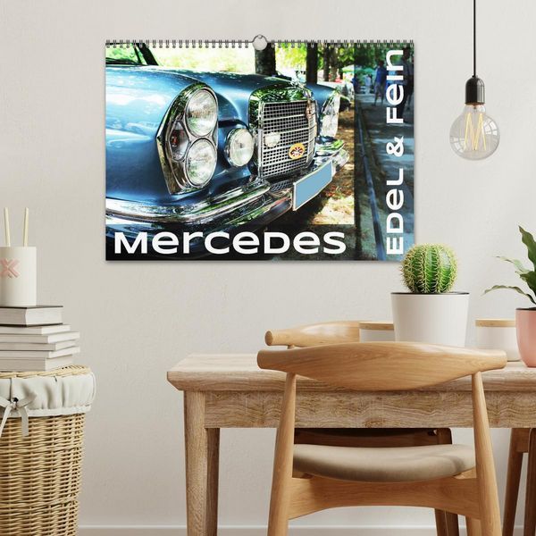 Produktbild: Mercedes Edel & Fein (Wandkalender 2026 DIN A3 quer), CALVENDO Monatskalender