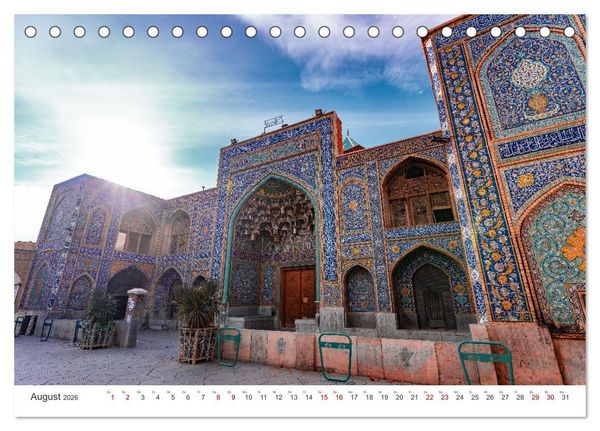 Produktbild: IRAN - Stille Begegnungen im Persischen Reich (Tischkalender 2026 DIN A5 quer), CALVENDO Monatskalender