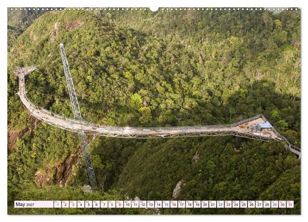 Produktbild: Malaysia &ndash; Between Rainforest, Temples and the Skyline of Kuala Lumpur (High Quality Premium Wall Calendar 2027 DIN A2 landscape),CALVENDO 12 Month Wall Calendar