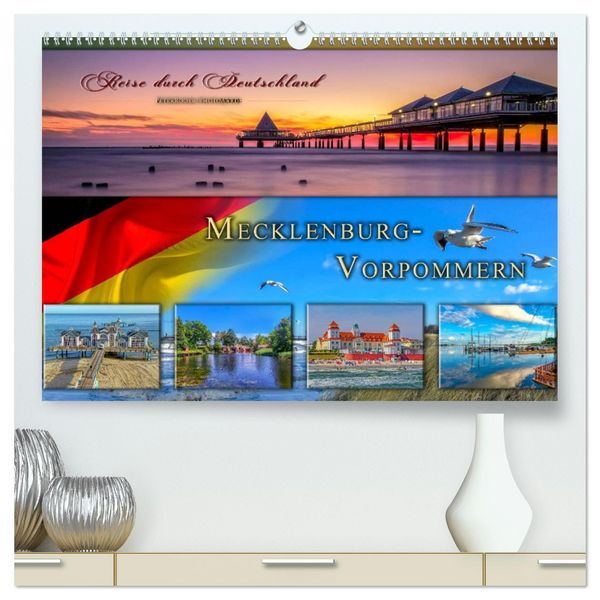 Produktbild: Reise durch Deutschland - Mecklenburg-Vorpommern (hochwertiger Premium Wandkalender 2026 DIN A2 quer), Kunstdruck in Hochglanz