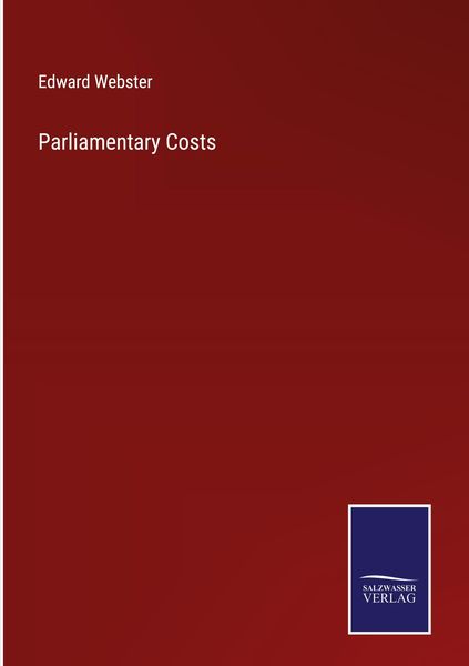 Produktbild: Parliamentary Costs