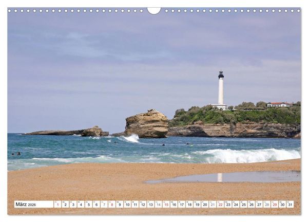 Produktbild: Biarritz (Wandkalender 2026 DIN A3 quer), CALVENDO Monatskalender