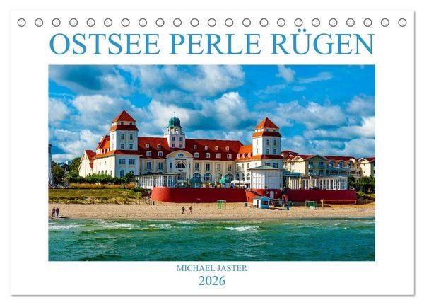Produktbild: OSTSEE PERLE R&Uuml;GEN Michael Jaster (Tischkalender 2026 DIN A5 quer), CALVENDO Monatskalender