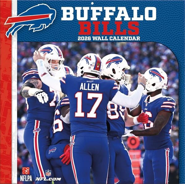 Produktbild: Buffalo Bills 2026 12x12 Team Wall Calendar