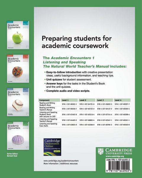Produktbild: Academic Encounters Level 1