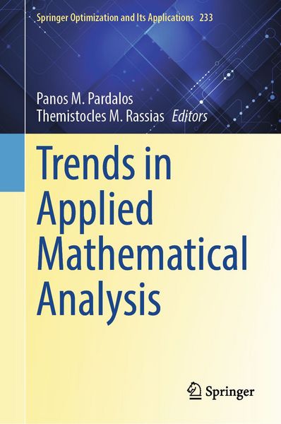 Produktbild: Trends in Applied Mathematical Analysis