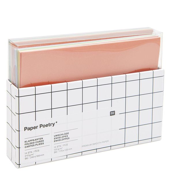 Produktbild: Kartenset Rainbow pastel, B6 MIX