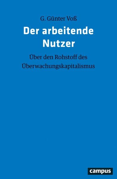 Der arbeitende Nutzer, Taschenbuch von G. Günter Voss, Campus, 9783593512372