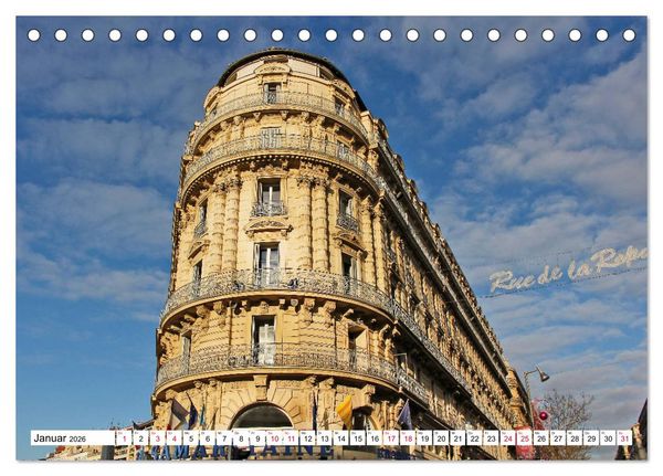 Produktbild: Marseille vom Frankfurter Taxifahrer Petrus Bodenstaff (Tischkalender 2026 DIN A5 quer), CALVENDO Monatskalender