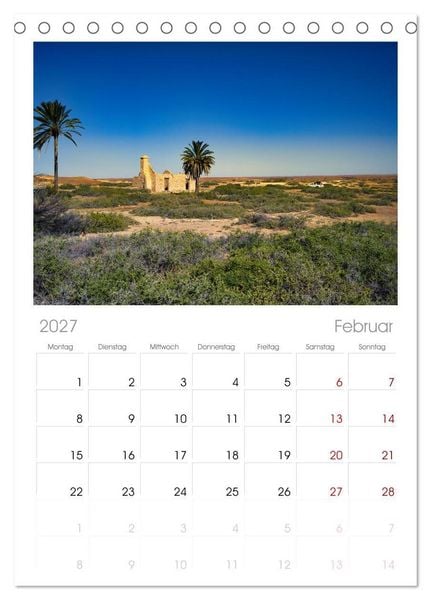 Produktbild: Tischplaner 2027 - Roadtrip durchs Outback - Australiens wilde Seele (A5 Tischkalender zum Aufstellen) CALVENDO