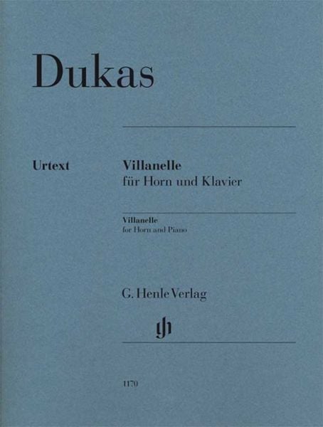 Produktbild: Paul Dukas - Villanelle f&uuml;r Horn und Klavier