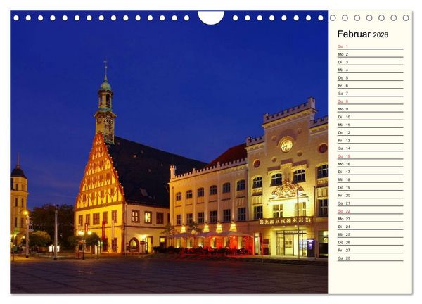 Produktbild: Zwickau - Stadt an der Mulde (Wandkalender 2026 DIN A4 quer), CALVENDO Monatskalender