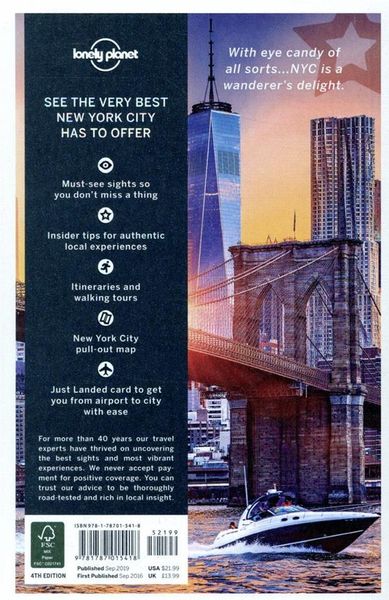 'Taschenbuch'　Best　City　of　New　Lonely'　York　2020'　von　'Planet　'978-1-78701-541-8'　Lonely　Planet: