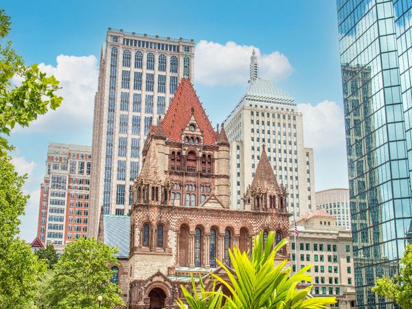 Produktbild: CALVENDO Puzzle Trinitiy Church in the City of Boston | 1000 Teile Lege-Gr&ouml;&szlig;e 64x48cm Foto-Puzzle f&uuml;r gl&uuml;ckliche Stunden
