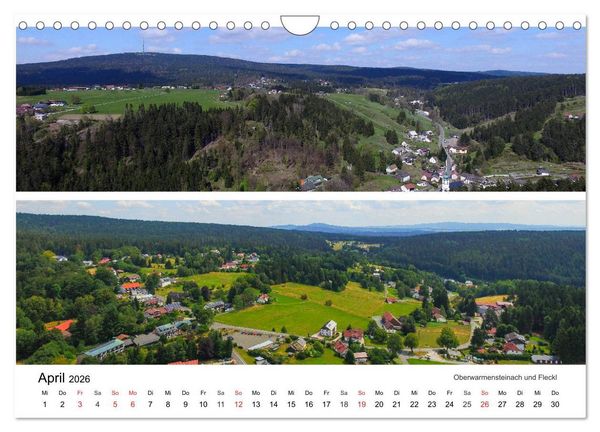 Produktbild: Luftaufnahmen rund um den Ochsenkopf (Wandkalender 2026 DIN A4 quer), CALVENDO Monatskalender