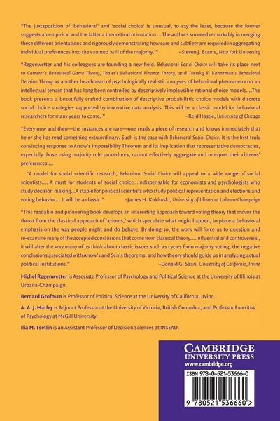 Produktbild: Behavioral Social Choice
