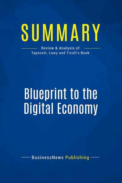 Produktbild: Summary: Blueprint to the Digital Economy