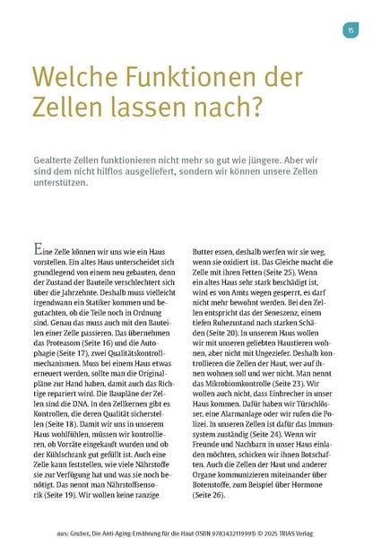 Produktbild: Die Anti-Aging-Ern&auml;hrung f&uuml;r die Haut