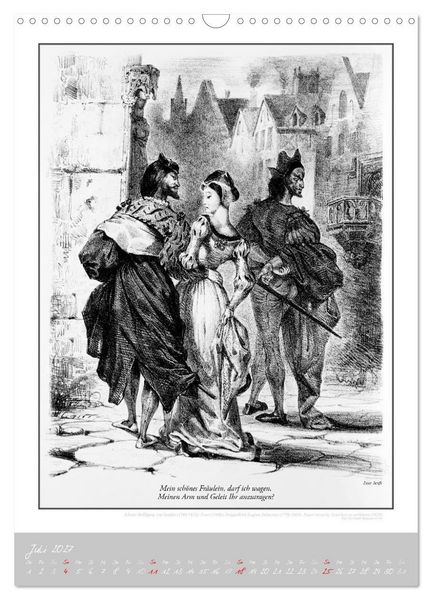 Produktbild: Faust - Weltliteraturkalender (Wandkalender 2027 DIN A3 hoch), CALVENDO Monatskalender