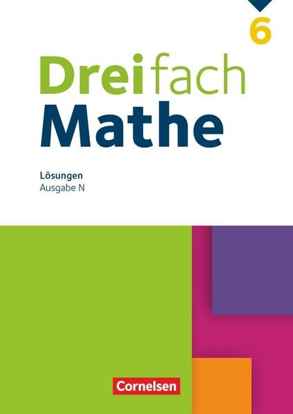 Produktbild: Dreifach Mathe 6. Schuljahr. Niedersachsen - L&ouml;sungen zum Sch&uuml;lerbuch