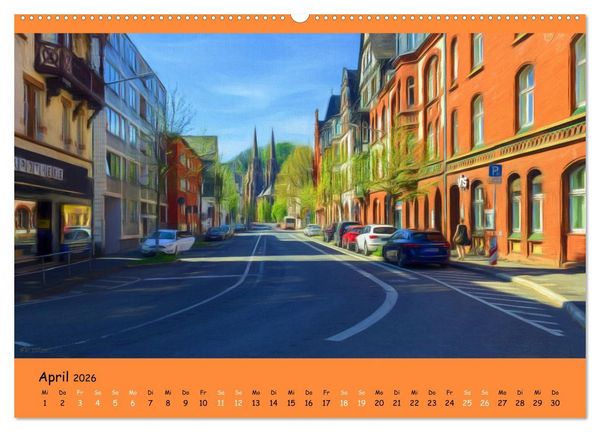 Produktbild: Malerisches Marburg (Wandkalender 2026 DIN A2 quer), CALVENDO Monatskalender