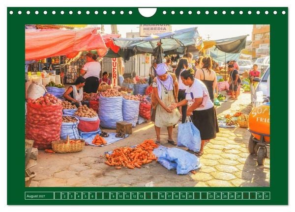 Produktbild: Bolivien - Marktimpressionen (Wandkalender 2027 DIN A4 quer), CALVENDO Monatskalender