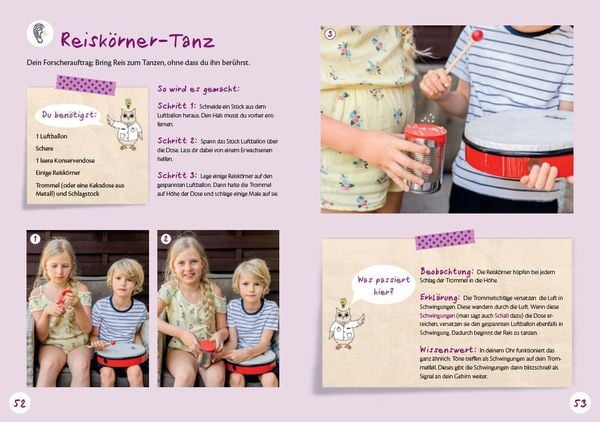 Produktbild: Experimentierspaß für die Kleinsten. 25 leichte Experimente für Kinder ab 3 Jahren. Schwebende Eier, Fluchtpfeffer, Rasierschaum-Regenwolken u.v.m. Le