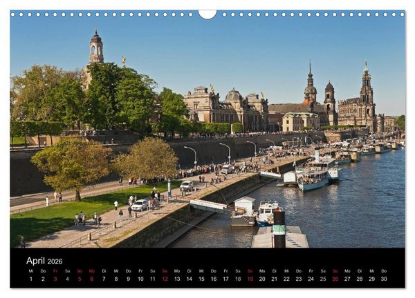 Produktbild: Dresden, das Florenz an der Elbe (Wandkalender 2026 DIN A3 quer), CALVENDO Monatskalender