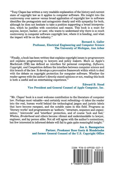 Produktbild: Software, Copyright, and Competition