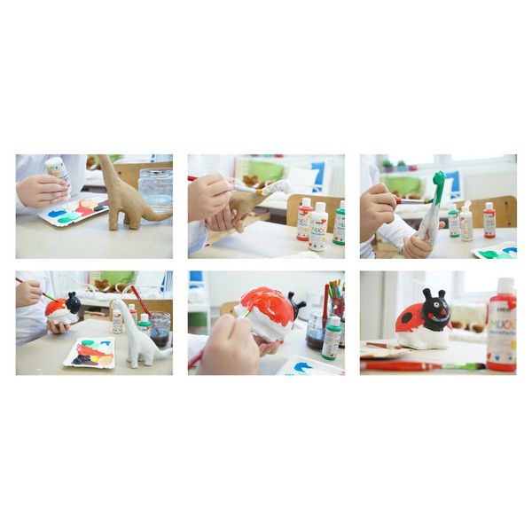 Produktbild: KREUL Bastelfarbe MUCKi gelb 250ml Flasche