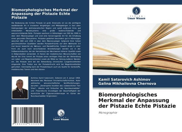 Produktbild: Biomorphologisches Merkmal der Anpassung der Pistazie Echte Pistazie