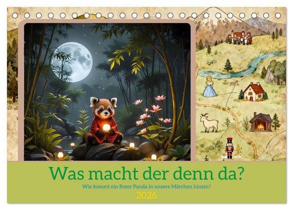 Produktbild: Was macht der denn da? (Tischkalender 2026 DIN A5 quer), CALVENDO Monatskalender