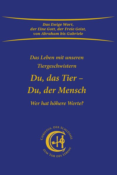 Produktbild: Du, das Tier - Du, der Mensch