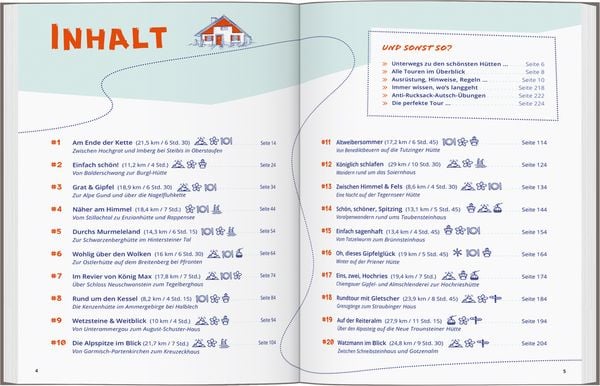 Produktbild: DUMONT Wanderzeit H&uuml;ttentouren vom Allg&auml;u bis Berchtesgaden