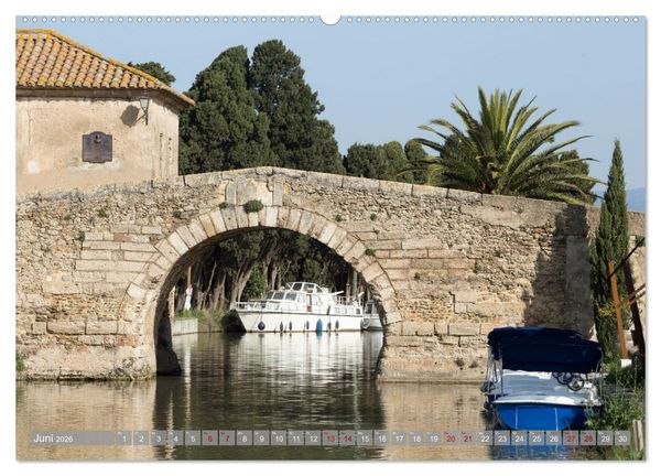 Produktbild: Hausbooturlaub Frankreich - Canal du Midi (hochwertiger Premium Wandkalender 2026 DIN A2 quer), Kunstdruck in Hochglanz