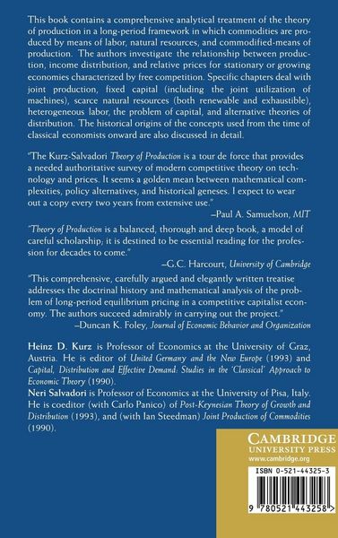 Produktbild: Theory of Production