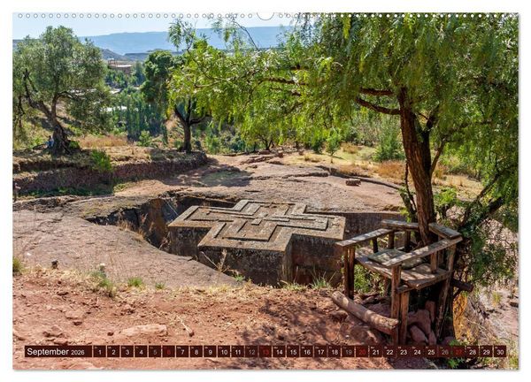 Produktbild: &Auml;thiopien - 13 Monate Sonnenschein (hochwertiger Premium Wandkalender 2026 DIN A2 quer), Kunstdruck in Hochglanz