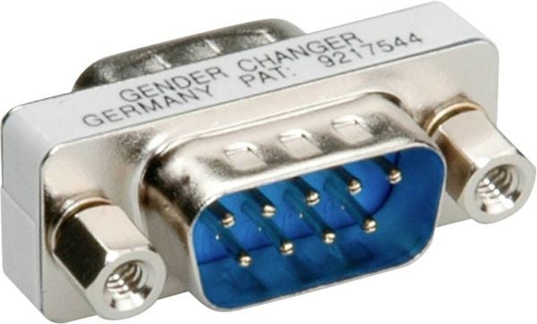 Produktbild: Roline Seriell Adapter [1x D-SUB-Stecker 9pol. - 1x D-SUB-Stecker 9pol.]