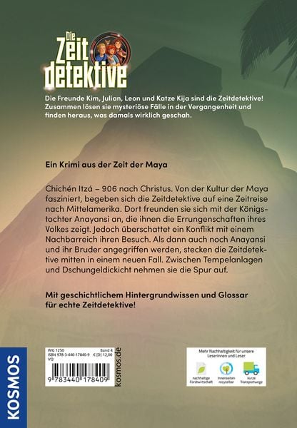 Produktbild: Die Zeitdetektive, 4, Die gefiederte Schlange